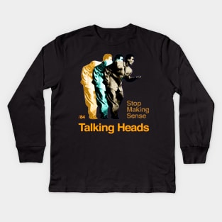 Talking heads // David Byrne Big Suit 1984 Kids Long Sleeve T-Shirt